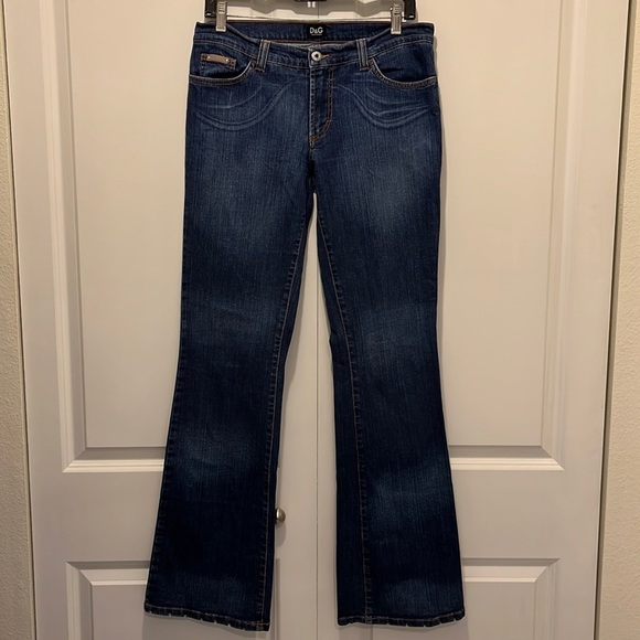 D&G Dolce & Gabbana Flare Leg Jeans